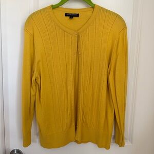 Banana Republic Mustard Cardigan Sweater